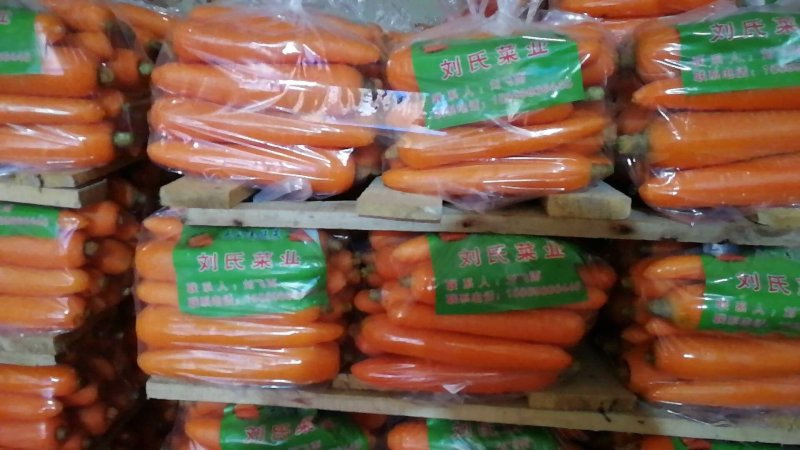 胡萝卜3两以上水洗10厘米以上红