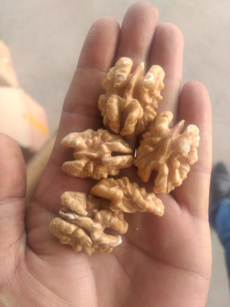 新疆薄皮核桃仁。特级。一级。二级各品种都有。现货350吨