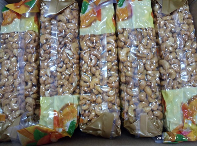 永鹏320淮盐精制腰果1.95kg/袋5袋/箱