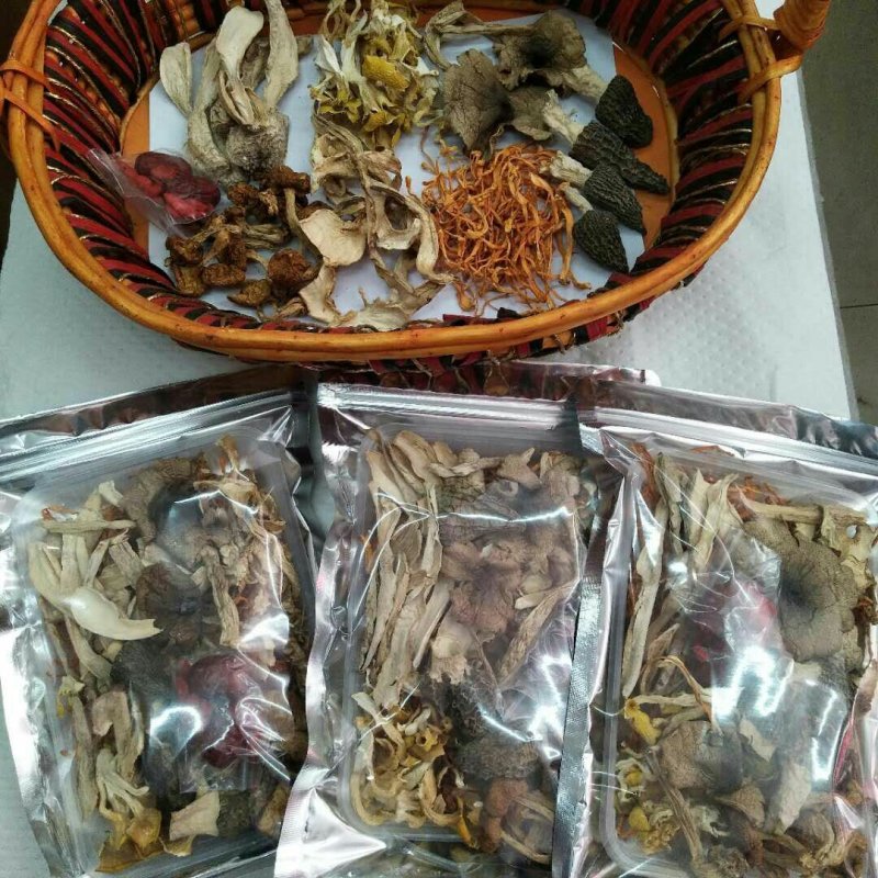 野生菌礼盒羊肚菌松茸菌支持一件代发