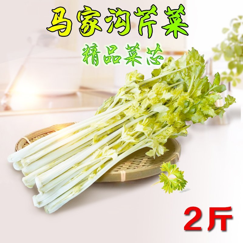 玻璃翠芹菜，产地马家沟。