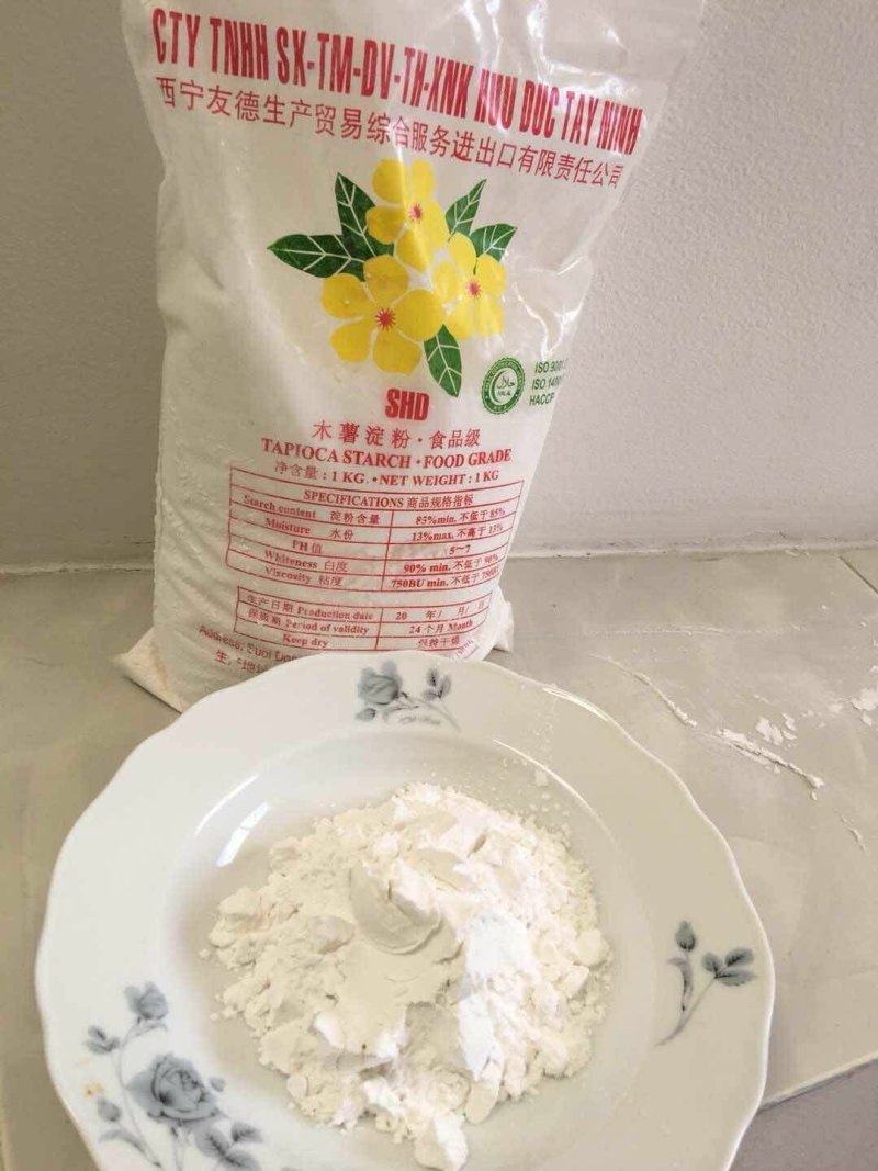 越南木薯淀粉，50公斤一袋。