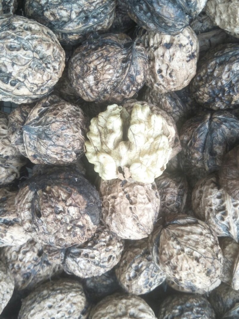 凤庆脆皮原生态核桃没有漂白没清洗