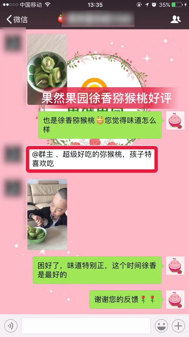 徐香猕猴桃90～110克