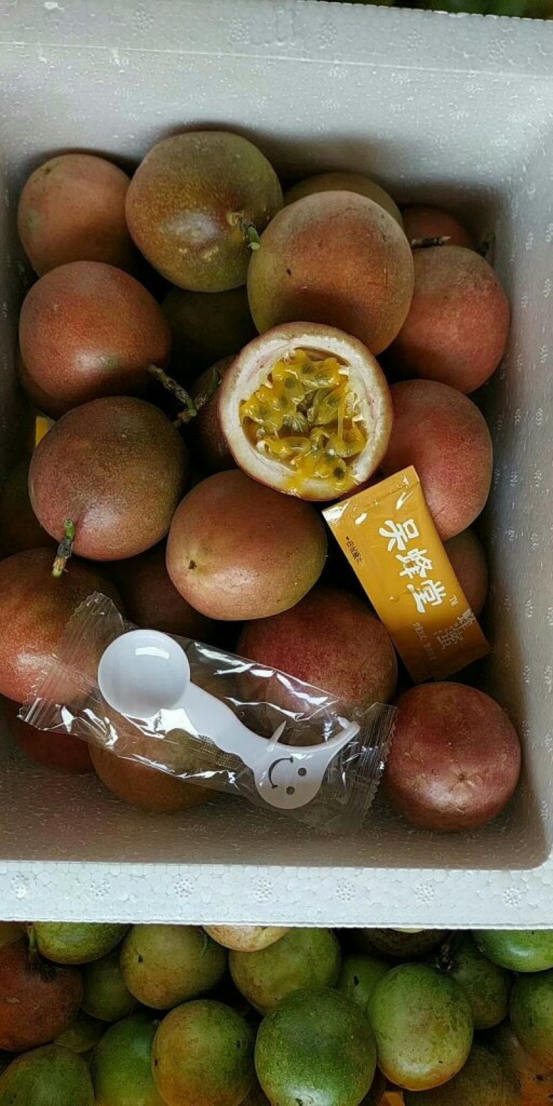 福建广西百香果黄金紫香品种