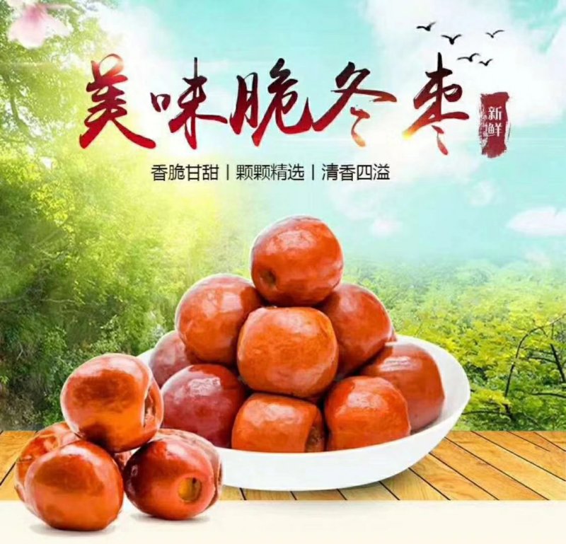 德云祥脆冬枣非油炸冻干脆枣