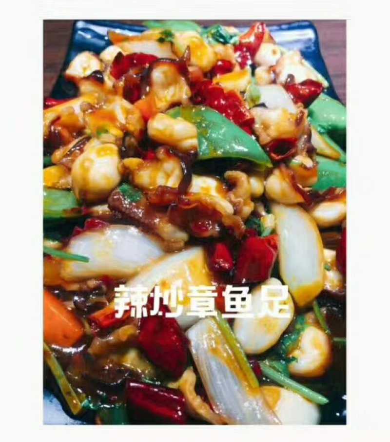 新鲜章鱼足
