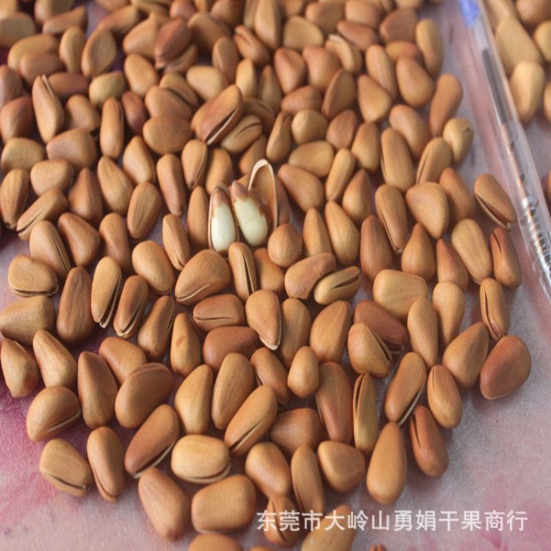 金艳东北红松子和松哥牌无空壳松子