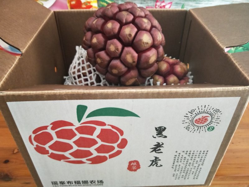 布福娜，黑老虎礼盒198元一箱5斤