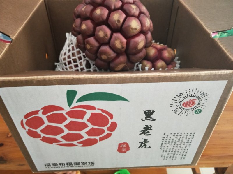 布福娜，黑老虎礼盒198元一箱5斤