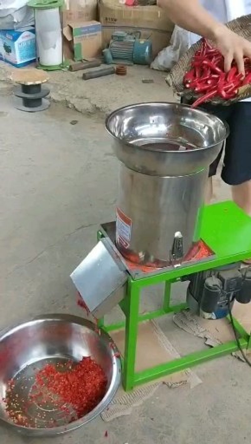 剁辣椒机，碎辣椒机，打辣椒酱机