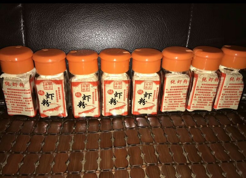 鲜虾制作纯虾粉4瓶64块包邮