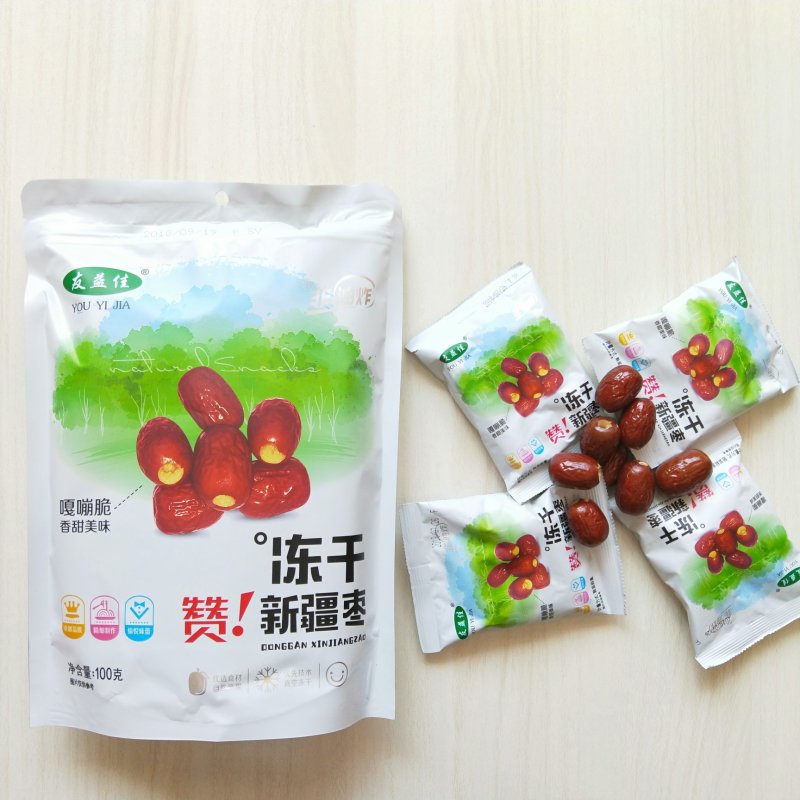 友益佳冻干无油脆枣，脆枣就吃的干干脆脆