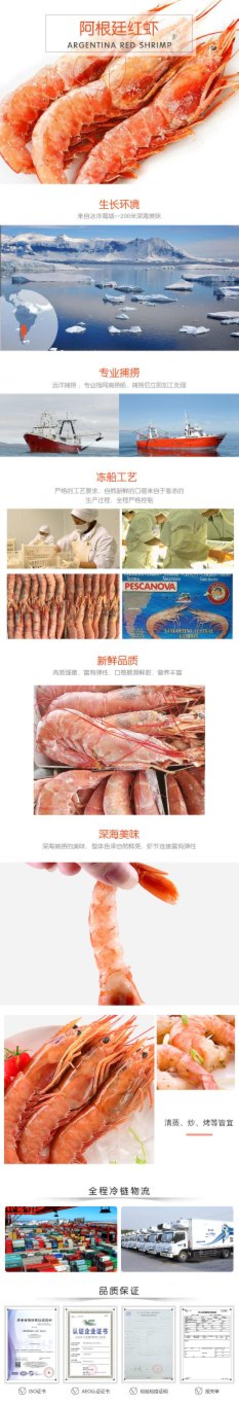 阿根廷红虾深海红虾一件代发