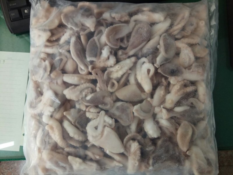 冷冻单冻小章鱼段，脆口八爪鱼、翻花小章鱼