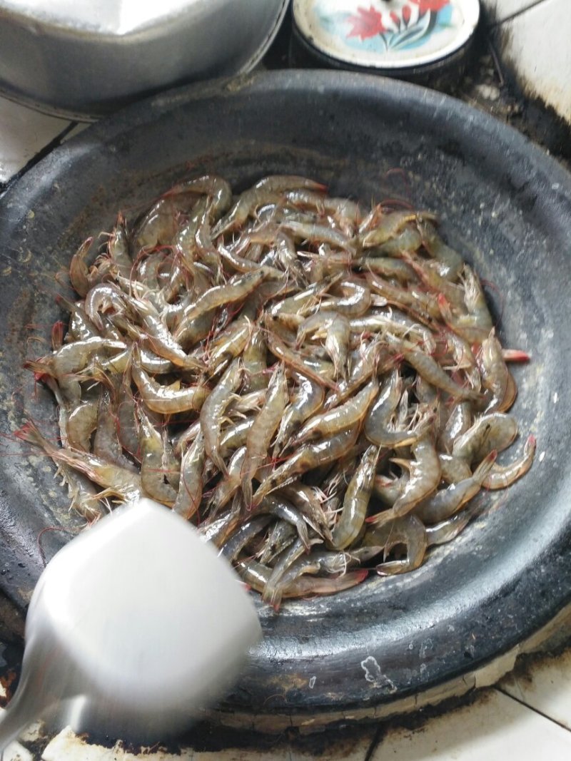 南美白对虾，烤虾干