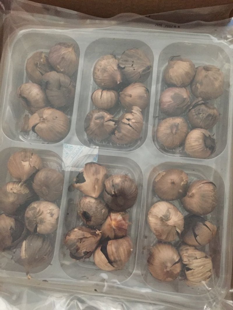 黑蒜裂皮独头黑蒜500g厂家直供可贴牌加