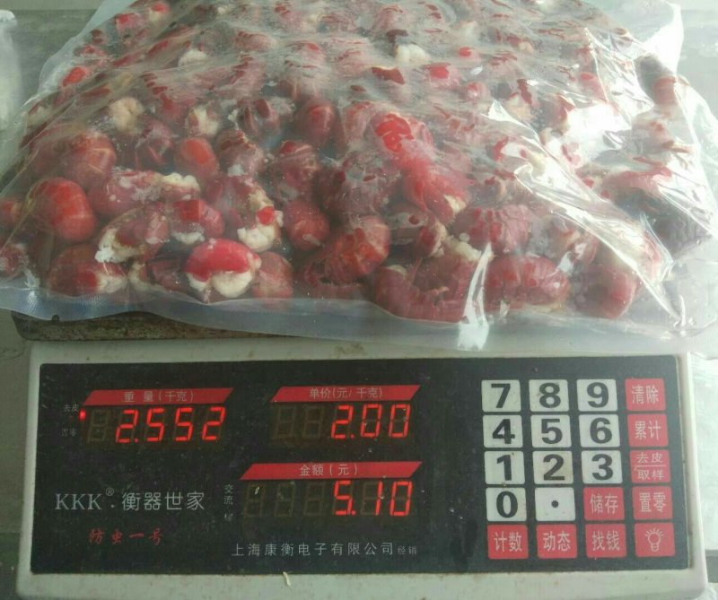 单冻虾尾，特级虾尾