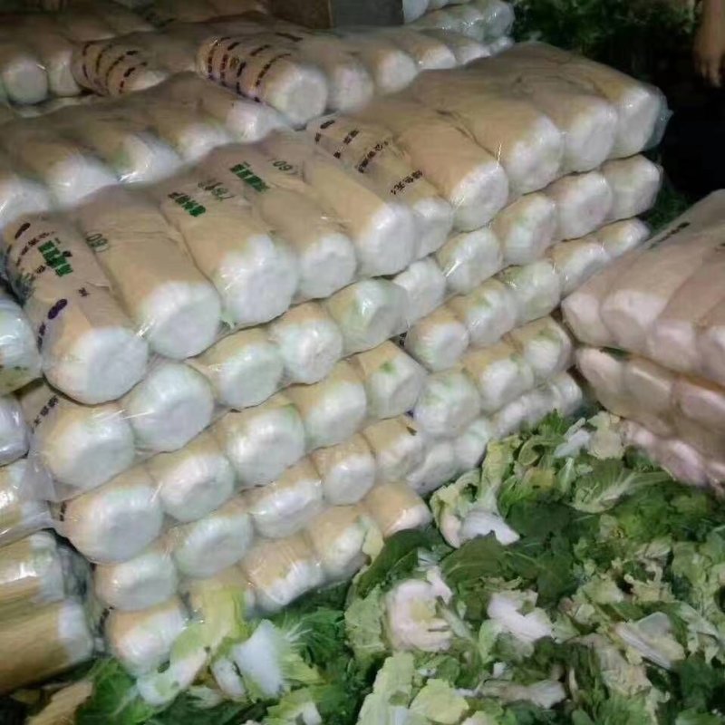 滕州大白菜大量供应超市市场精包装泡菜厂货