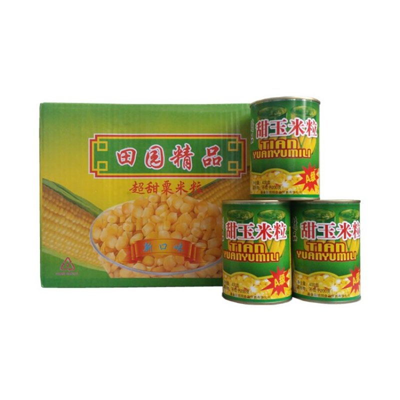 田园系列甜玉米罐头