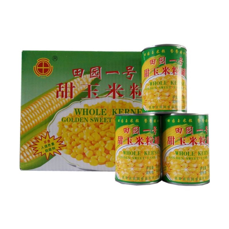 田园系列甜玉米罐头