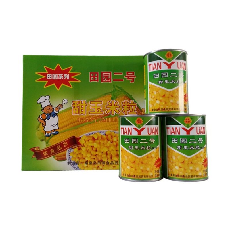 田园系列甜玉米罐头