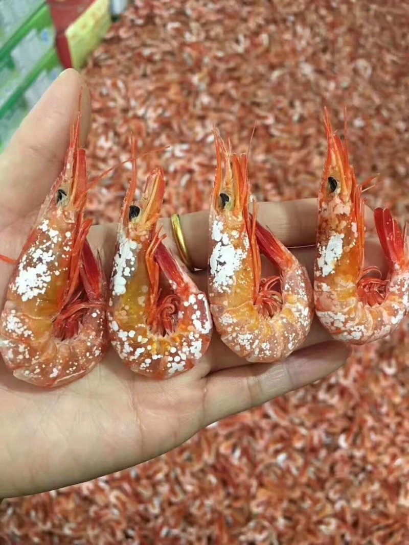 野生滑皮虾干