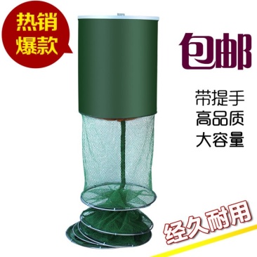 渔网钓鱼网兜〈包邮〉批发渔具双圈鱼护万向涂胶黑坑渔护台钓