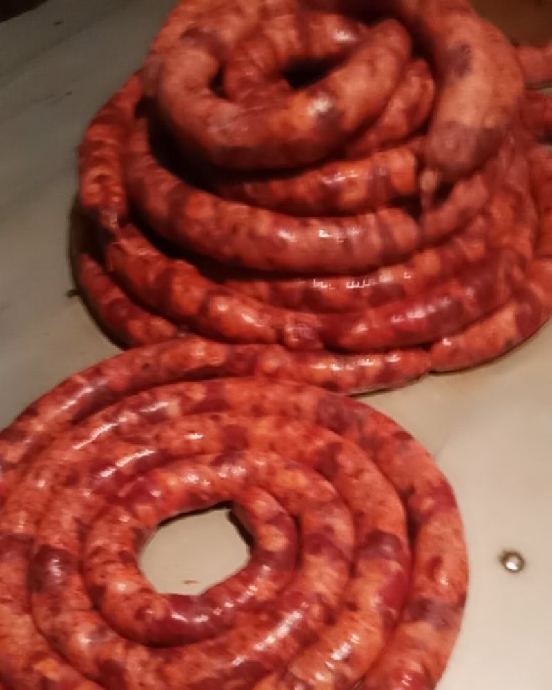 手工制作土猪腊肉香肠