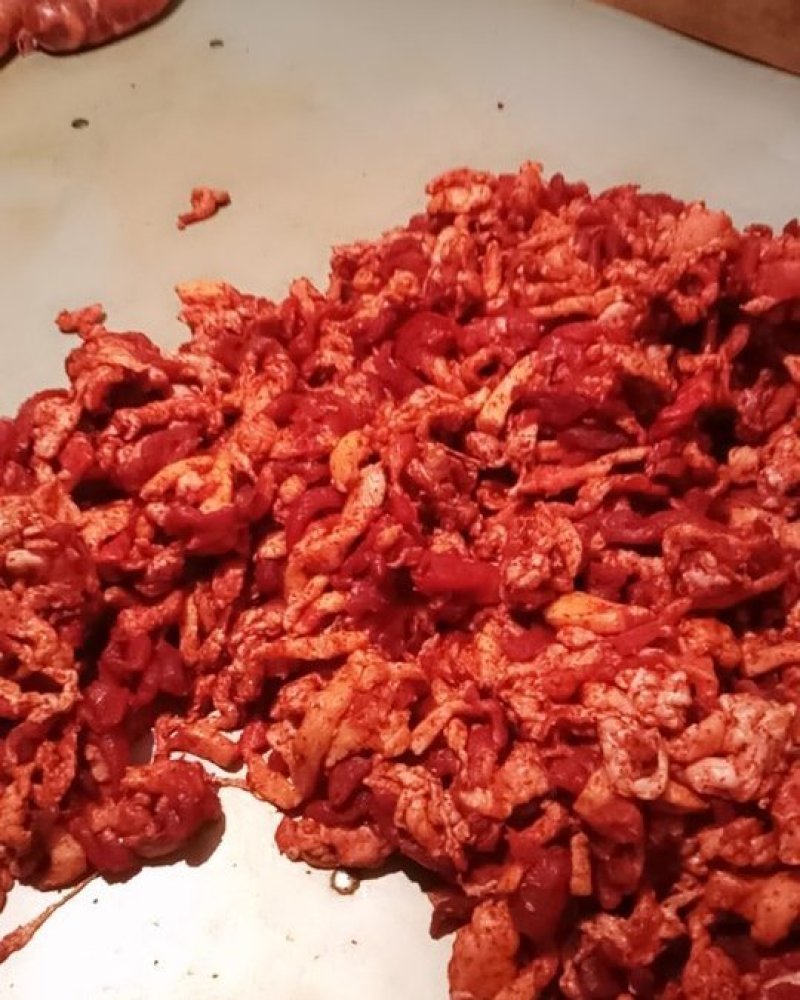 手工制作土猪腊肉香肠