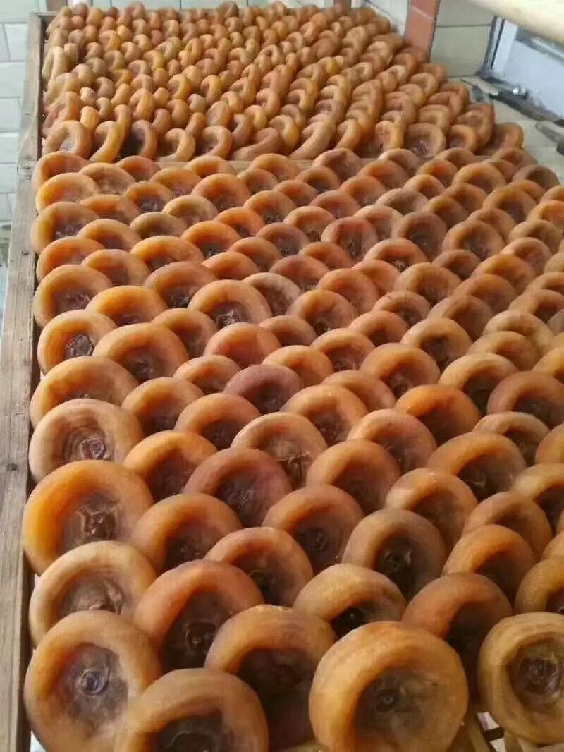 广西桂林平乐柿饼，自家晾晒