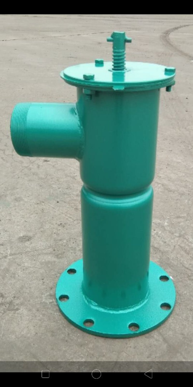 钢制过滤器流量进出口可定制钢板厚内防腐外喷塑