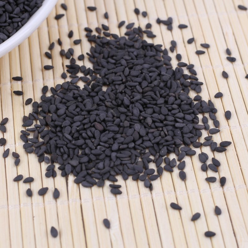 黑芝麻精品黑芝麻颗粒爆满无杂质精品包邮