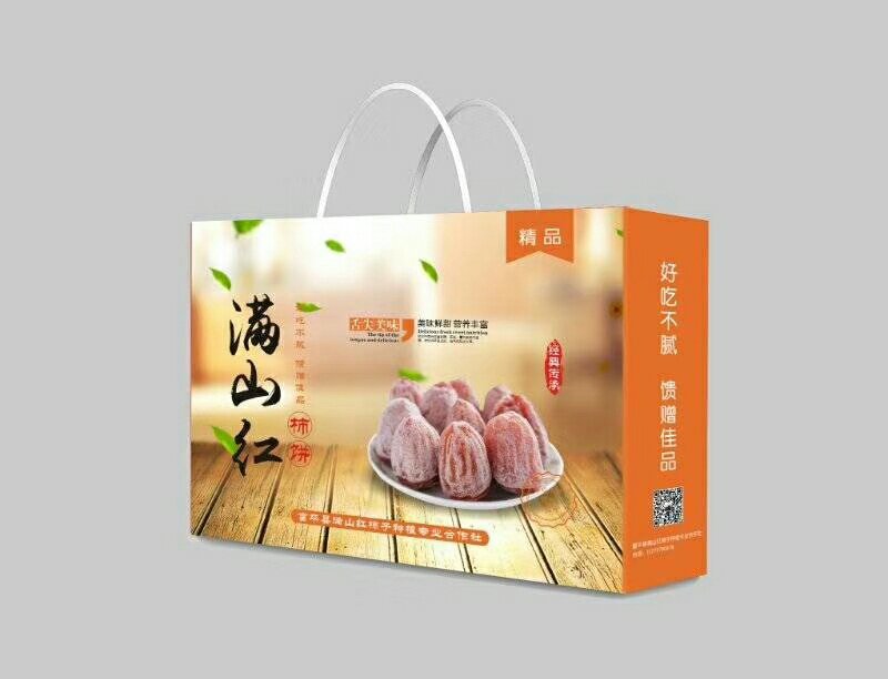 富平柿饼，三斤装的礼盒装