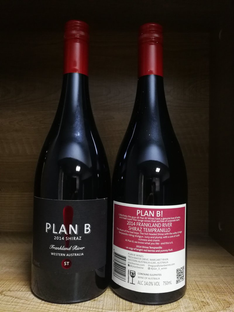 B计划西澳原瓶进口红酒（买五送一）