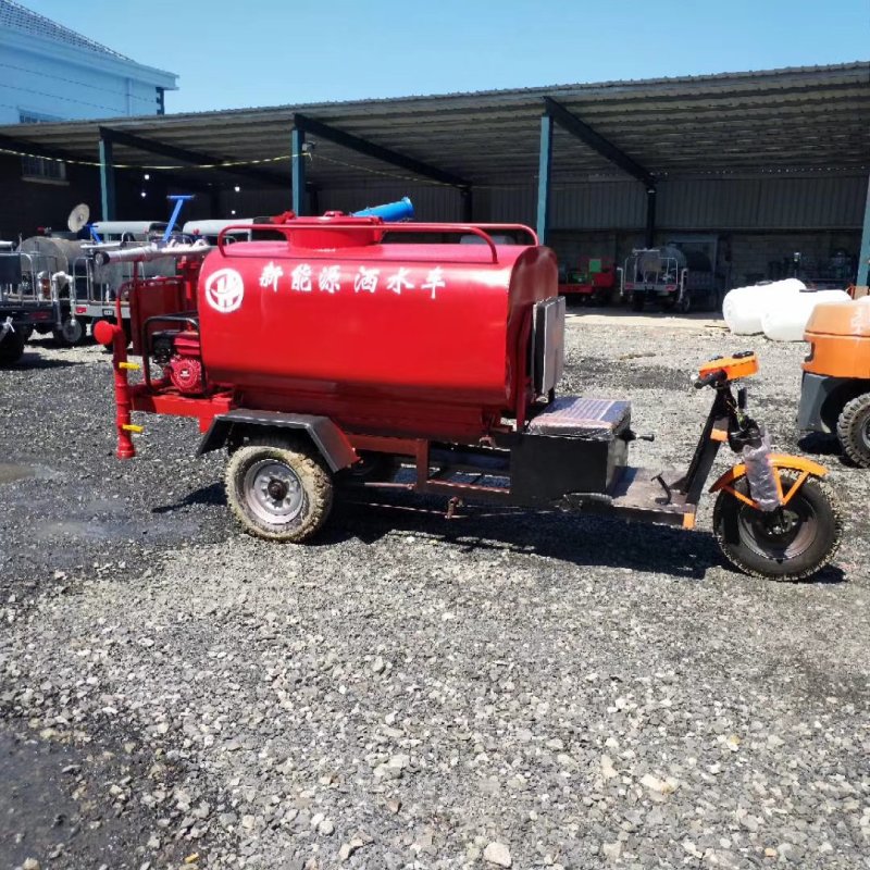 工程电动三轮消防车，消毒洒水车小区工厂
