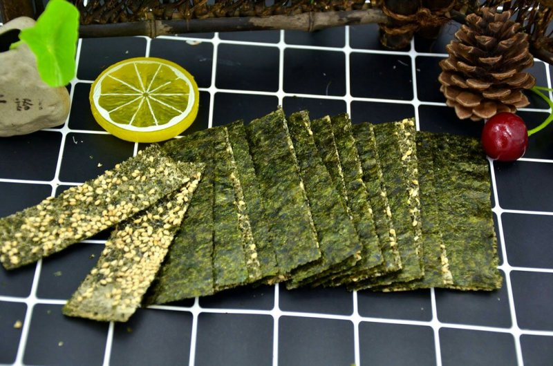 恺骐海苔夹心脆，40克精装芝麻海苔