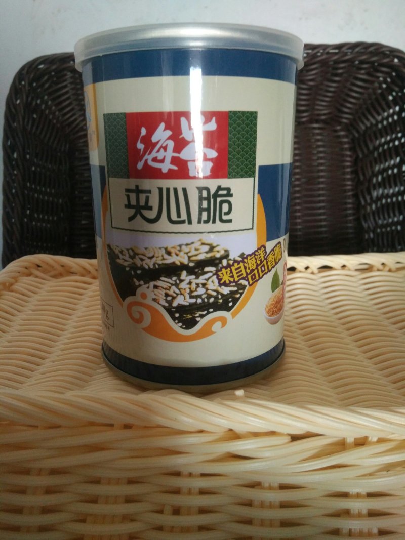 恺骐海苔夹心脆，40克精装芝麻海苔