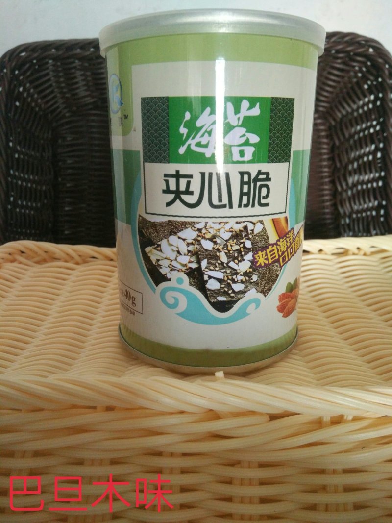 恺骐海苔夹心脆，40克精装芝麻海苔