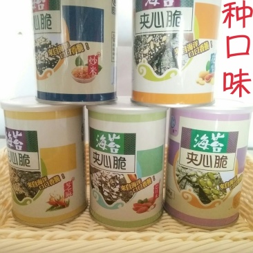 恺骐海苔夹心脆，40克精装芝麻海苔