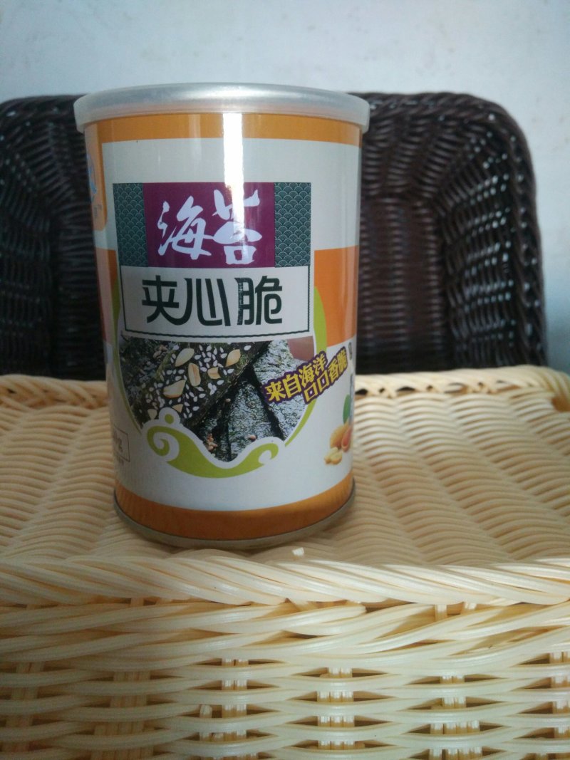 恺骐海苔夹心脆，40克精装芝麻海苔