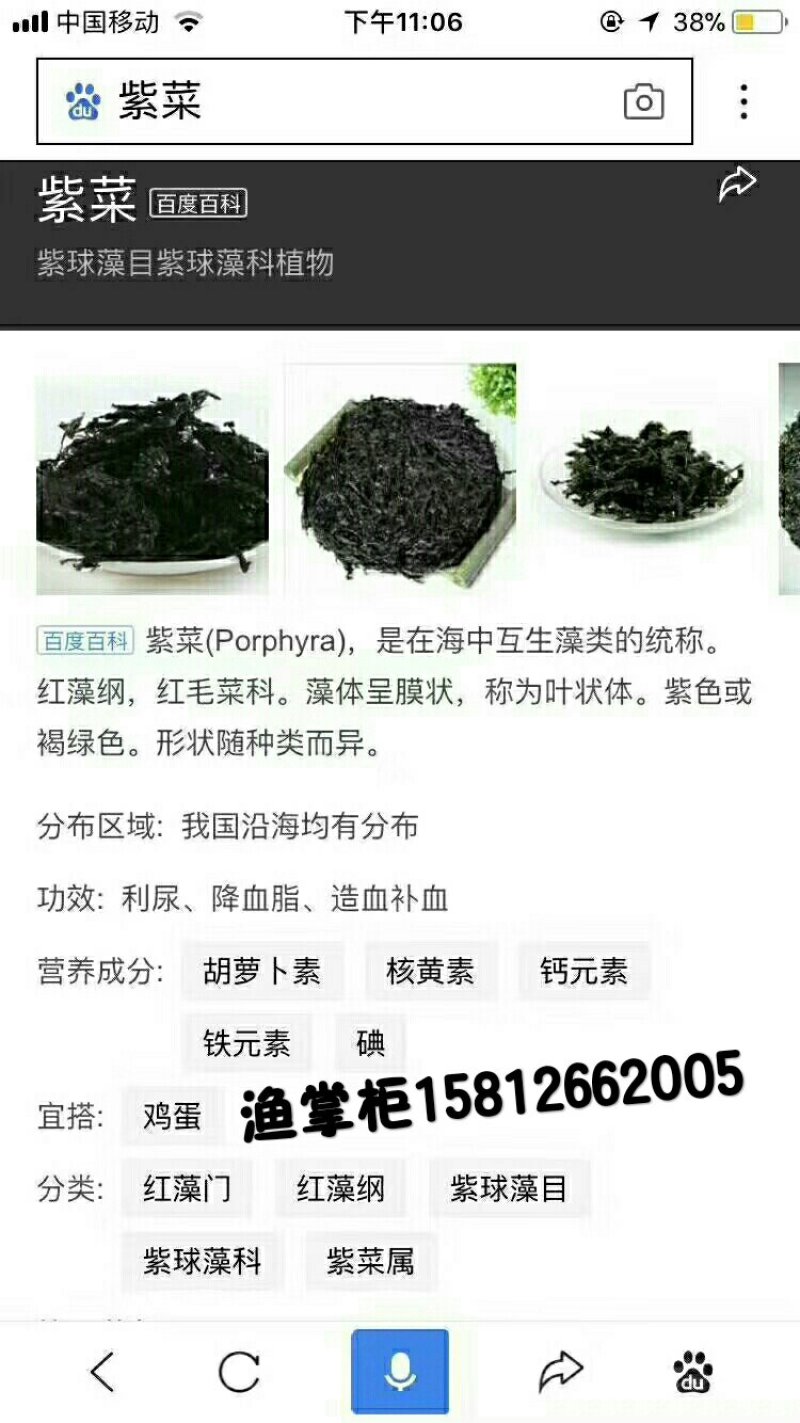 2018新品头水海山紫菜