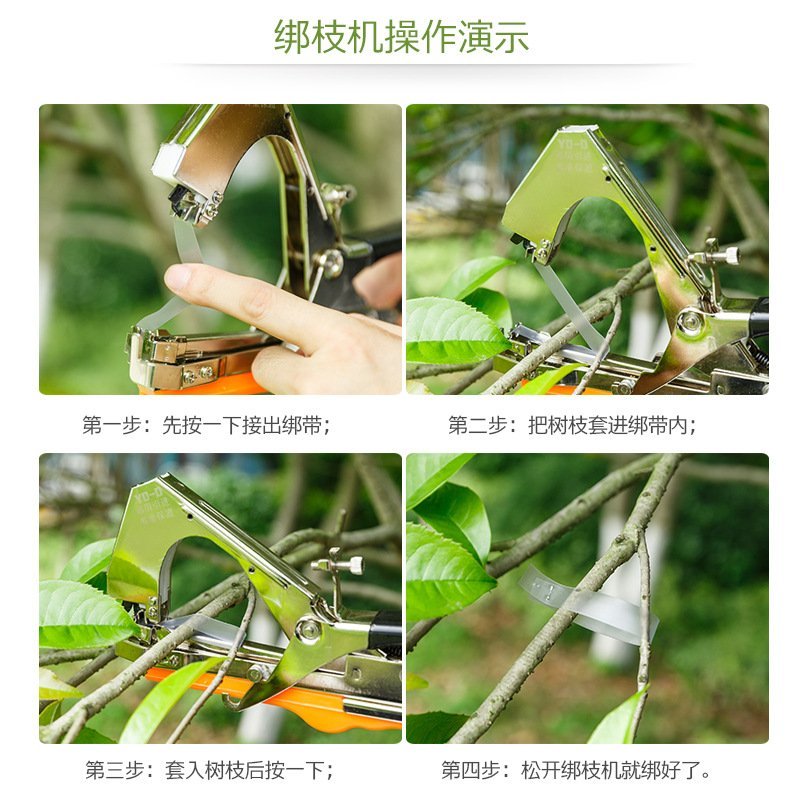 （绑枝机胶带套餐包邮〉番茄辣椒绑枝机黄瓜绑蔓器蔬果苗木绑