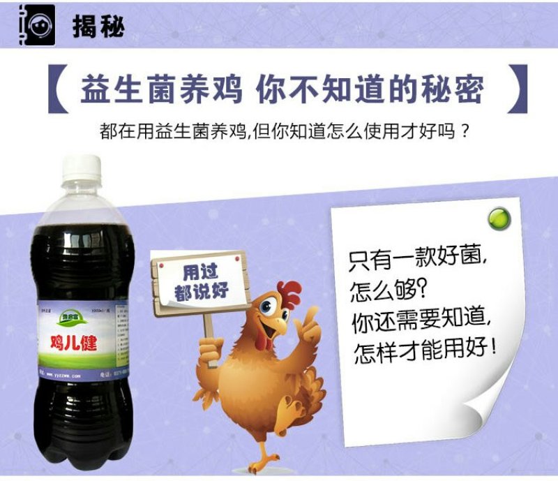 养鸡em菌液养鸡专用益生菌鸡饲料发酵剂发酵豆渣养鸡
