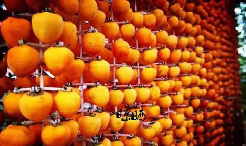 吊霜柿饼