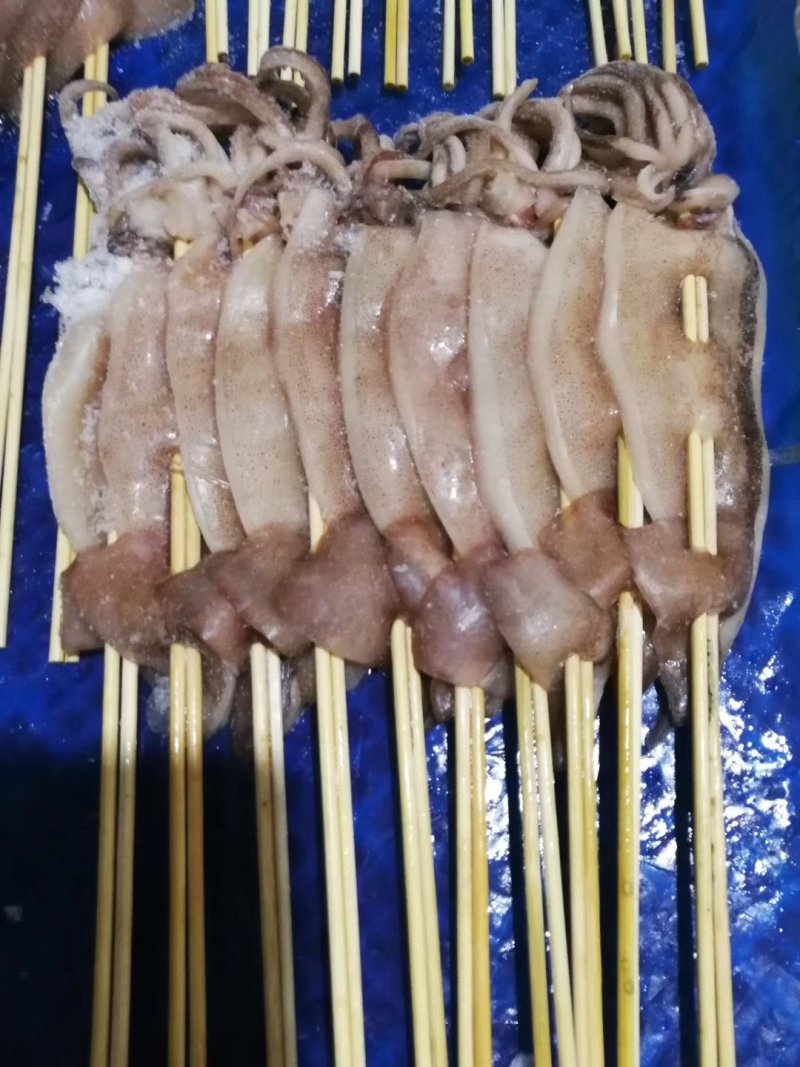 鱿鱼串鱿鱼须串半切鱿鱼串鱿鱼100克鱿鱼板串