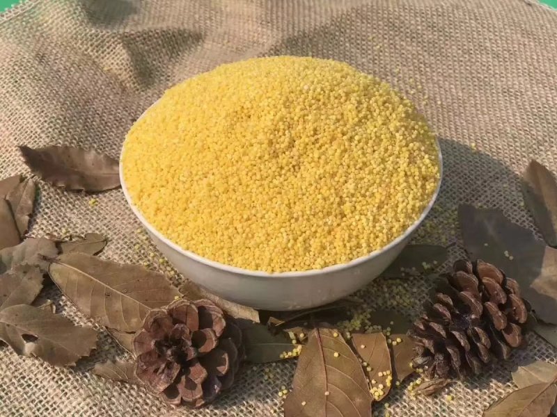 山东沂蒙山农家手工石碾小米