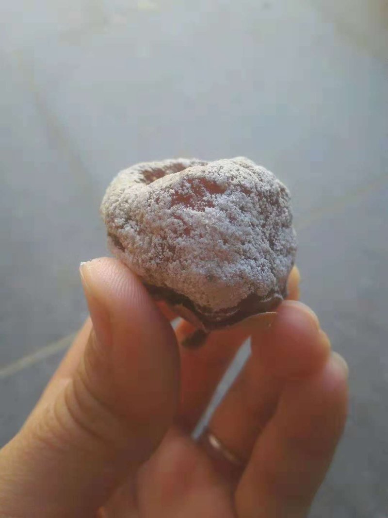 刚晒好的柿饼