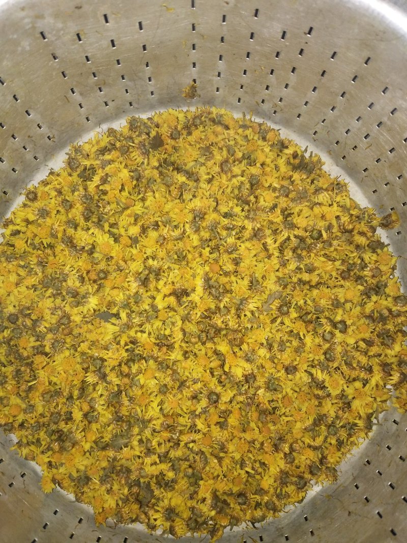 野生菊花先蒸后晒干货需要预订