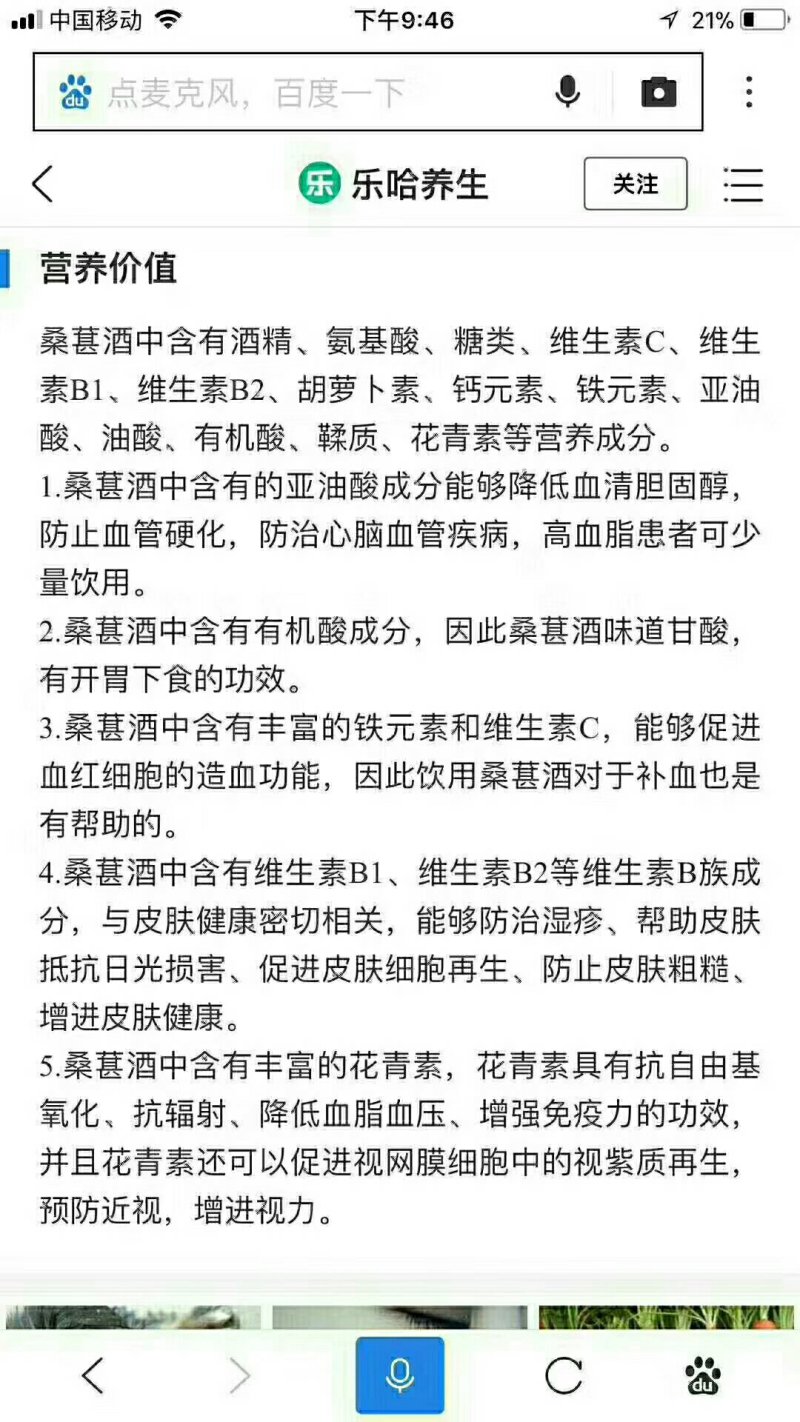 桑葚酒